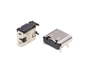 USB 3.1 Type C 16 Pin Female Connector Horizontal SMT Mounting USB Connector for Fast Charging