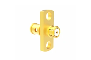 SMP Female RF Coaxial Connector 2-Hole Flange Mount Compatible with CXN3506/MF108A Cable for Optimal Performance