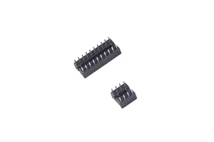 Dual Row 254mm Pitch Smt Ic Socket 8 48 Position Phosphor Bronze Contacts Power Applications Reliable Industrial