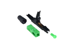 Fast SC APC Fiber Optical Connectors for FTTH Network 4G WiFi 5db TX Power Skylynn Brand 30-Year Warranty 0.9mm Tight Buffer
