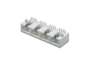 Wenzhou Factory High Quality CAT6 Plug RJ45 End Pass Through 10p8c Stacked Modular Jack Ethernet Connectors From the Factory