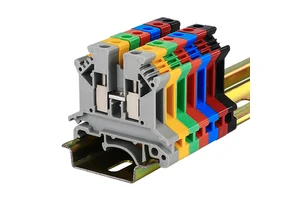 Good Price Wire Terminal Blocks UK 2.5mm Copper Terminal Block Din Rail Mounting Terminal Blocks