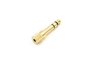 Hot Sale Audio Converter Gold Plated 6.35mm 1/4" Plugs Pin to 3.5mm 1/8" Jack Stereo Socket for Audio Video Adapter Connectors