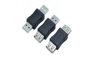 USB 2.0 Type a Male Female Connector Adapter for Laptop & Mobile Phone-Aluminum Alloy Data Transfer Extension