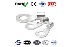 Phoenix Battery Cable Connector Copper Terminal Lugs - Ring Type, Wire Crimp Terminals OT 20A60A80A100A200A1000A Open Ring Type