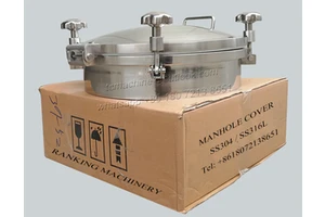 Roon Pressure DN400 Stainless Steel Round Manhole Cover for Stainless Steel Vessel