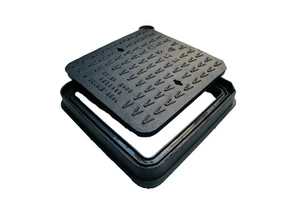 SYI China Factory High Quality 600x600mm D400 Square Ductile Iron Manhole Cover Sand Casting ISO 9001 Certified EN124