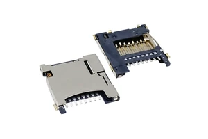 TF Card Connector Ultra-thin Micro SD Socket T-Flash Holder Mini Memory Card Slot Trans Flash SMD for PCB IOT POS Terminal 1.4H
