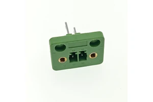 Pluggable Through-wall PCB Terminal Block GSP002F-3.81-2PGreen Rohs Flange PCB Terminal Block Connectors Female
