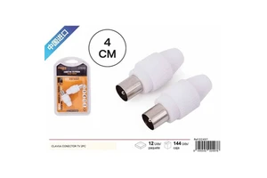 Coaxial connector 2 pcs (male-female) - Electronics and connectors