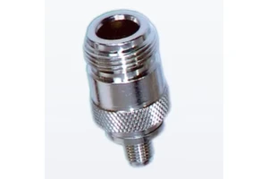 Durable female to n female connector polished rf coaxial adapter for telecom data network cable systems