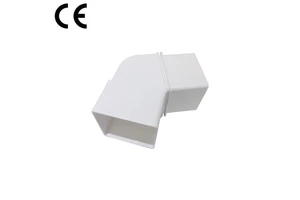 SAM-UK PVC Rain Gutter Skew Tee Fitting 75mm Pipe Joint Bowl Villa Ghana Water Drainage Connector Coupling Adapter Y009