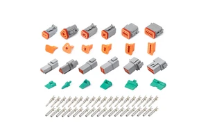 Jiefond DT Series Automotive Waterproof Connectors Male DT04-2P/3P/4P/6P/8P/12P Female DT06-2S/3S/4S/6S/8SA/12SA