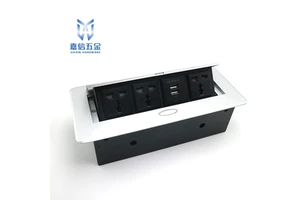 Conference Room Office Desk Outlet Box Multi Plugs Universal Standard Pop Up Table Socket