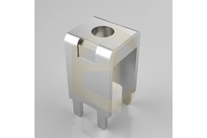 0.8mm Thickness Pcb Welding Terminal Factory 8x8x15.2 Pcb Mount Screw Connector Terminal 4p M4 Tapping Stretch For Pcb