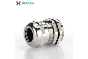 HOONSUN IP68 Brass Nickel-Plated Multiple Hole Insert Cable Gland Waterproof Split PG Thread M12X1.5-M63X1.5 Premium Quality CE
