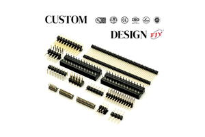 Customized Female 4Pin 7Pin Header Connector Pitch 2.54mm Box Ejector Header Female Pin Header