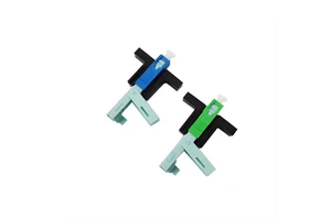 FTTH Fiber Optical Quick Connector 60mm Low Loss Green Blue SC Connector Butterfly Low Loss FTTH Butterfly Cable Connector