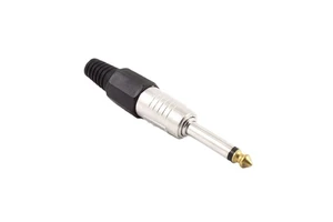 Hot Sale 6.35mm Mono Stereo Male Jack TRS Plug Audio Connector for Amplifier Microphone
