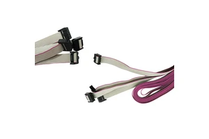 Flat Ribbon Cable IDC Gray Cable Custom Electronic Cable Assembly Wire Harness