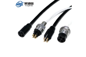 Subsea Wet-Pluggable Micro Circular Connector MCBH4F MCIL4M 4Pin 316L Stainless Steel IP68 300V DC 3A/5A ROV Underwater PTZ