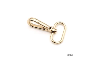 Bag Hardware Accessories Gold Snap Hooks 26mm Swivel Hook Metal Snap Clasp for Bag Lanyard Accessories