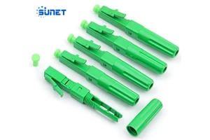 Sunet Wholesale Price Fiber Optic Fast Connector FTTH Quick Assembly LC Fast Connector LC APC Fiber Optic Quick Connector