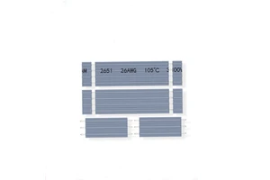 2651AWG FFC FPC Cable 15/16/17 Pin 2.54mm Pitch Gray Flat Ribbon Cable for LCD Screen