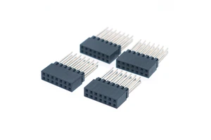 Customizable 2.54mm Double Row Straight Female Connector 2-40P Pin Header Custom Socket Connector