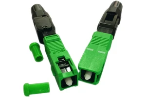 Factory SC APC Fiber Optic Connector Parts SC Connector for Making Optical Patch Cord