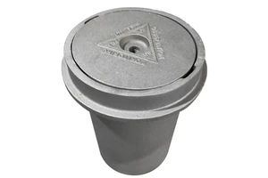 Cast Aluminum Monitoring Well Cover and Aluminum Manhole Finish by Sand Casting Casting Services