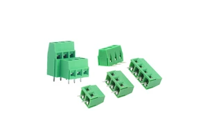 Terminal Block 127-5.0mm Spacing 2P/3P Compatible for Connection Screw Type 300V/10A Copper Material Environmentally Friendly.