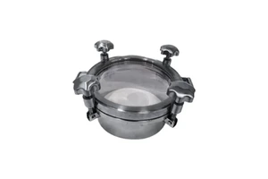 SS Manhole Cover Stainless Steel 304/316 Tank Manway Lid for Industrial Chemical Food Processing Applications
