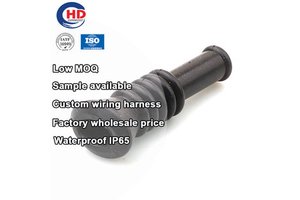 2 Pin PT047 Auto Pin Wire Cable Harness Auto Connector Housing Plug Rubber Boot Cover