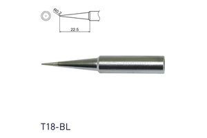 Hakko T18-BL Oxygen-Free Copper Soldering Tip BL Shape Slip-in Connector for FX-8801/FX-600
