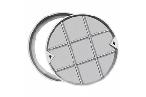 Modern Design Galvanized Stainless Steel Manhole Cover Outdoor Building Application Metal Building Material