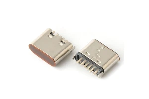 USB Type-C 6P usb c connector plug Vertical Straight usb-c connector 6.8h c-type female connector usb c connector