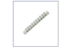 Neutral Link Copper Brass Terminal Block For Electrical Panel Board Grounding And Power Distribution Heavy Duty Wiring Hardware