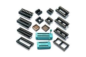 IC Socket Integration Block Direct Dip SCM Chip Round Hole Base 8P 14 16 20 28 40P Foot