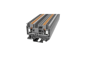 DEGSON Certified Din-Rail Terminal Block DS6 Plug-In Type PA66 2-Pole Spring Connection 21-30 AWG 41A for PCB Certified Products