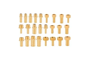 1/8\" 1/4\" 3/8\" 1/2 Thick Copper Pagoda Connector Inner Outer Threaded Pneumatic Joint Fittings 1/8\" 1/4\" 3/8\" Pneumatic