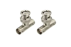 BNC Female To Male To Female BNC Connector T Type 3ways Adaptor