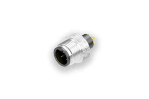 CE RoHS High-quality Factory Wholesale Connector Gold Plated, Molding Style Connector 4 pin M12 B-code Male Solder Cup IP67
