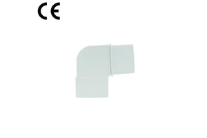 SAM-UK PVC Rain Gutter 90 Degree Elbow Black Large Size Plastic Roof Water Drainage Downspout Connector Pipe Joint Fittings Y010