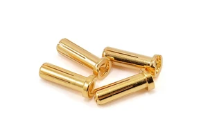 Amass 40A Brass Banana Plug Male Bullet Connector 4mm/5mm 90 Degree Welding RC Motor ESC Part RC Airplane Parts