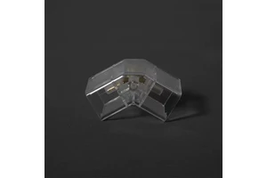Quick Insertion Transparent PC Connector for Lighting Accessories, Used for Hexagonal Lamps and Hexagonal Systems