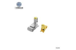 OEM ODM RF Coaxial Antenna Spring Connectors Stainless Steel Gold Plated Compression Spring Contact 24V 1A