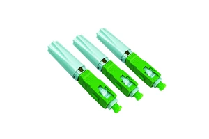 Mechanical Fiber Optic Cable Connector Green Fiber Sc Apc Connector
