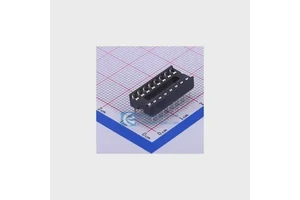 Professional Integrated Circuits Chips Socket Supplier IC-16P-Sockets DIP 7.62mm 16 2.54mm DIP-16 IC Sockets Connectors IC-16P