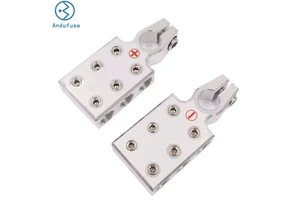 12 Way Battery Terminals Clamp Vgate 6x1/0 AWG Gauge Post Battery Terminals for Lithium or AGM Lead Acid Battery